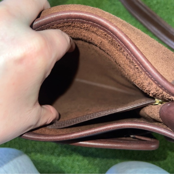 Coach “Legacy” studio flap vintage 90s brown soft leather crossbody No. J9Z-9145 - Picture 9 of 13